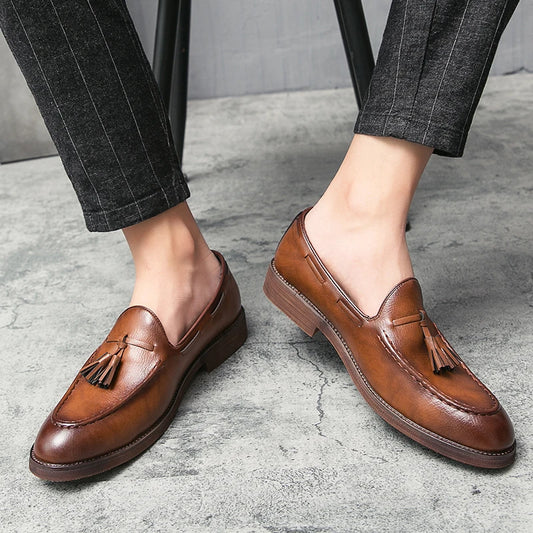 Lorvani Leather Loafers