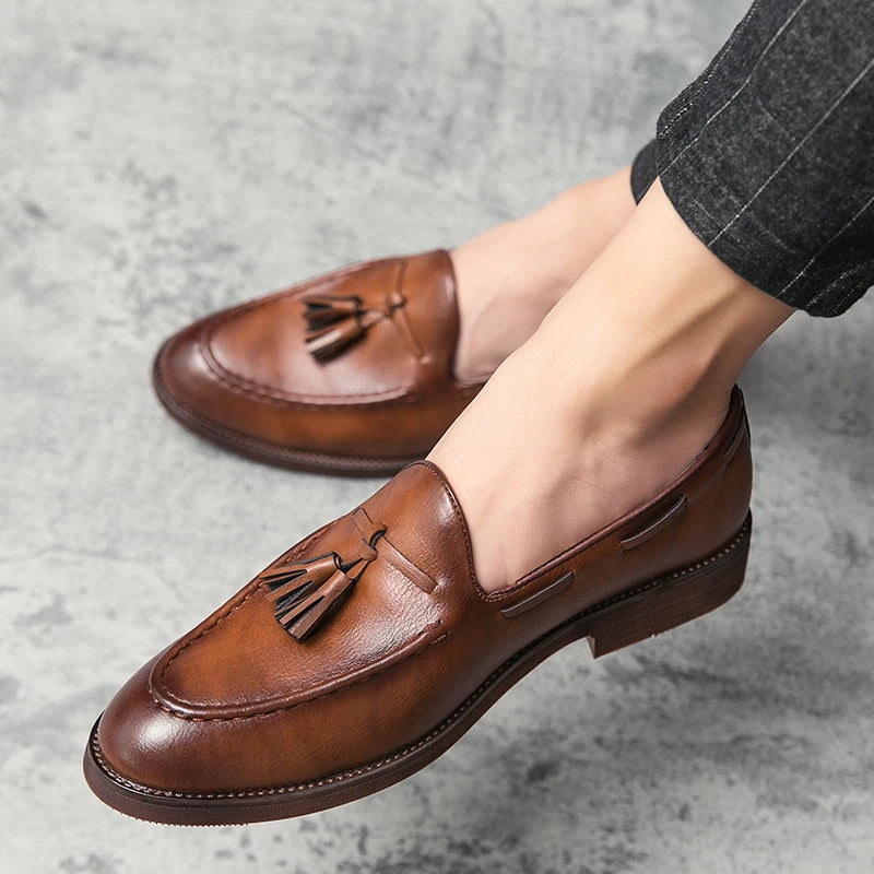 Lorvani Leather Loafers