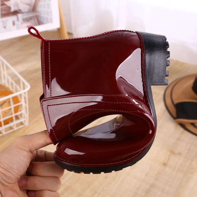 Scarlet Splash Rain Boots