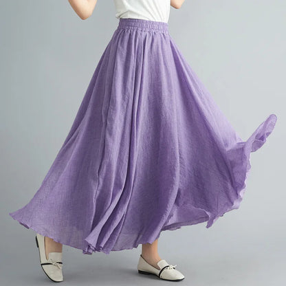 Claridge Linen Skirt