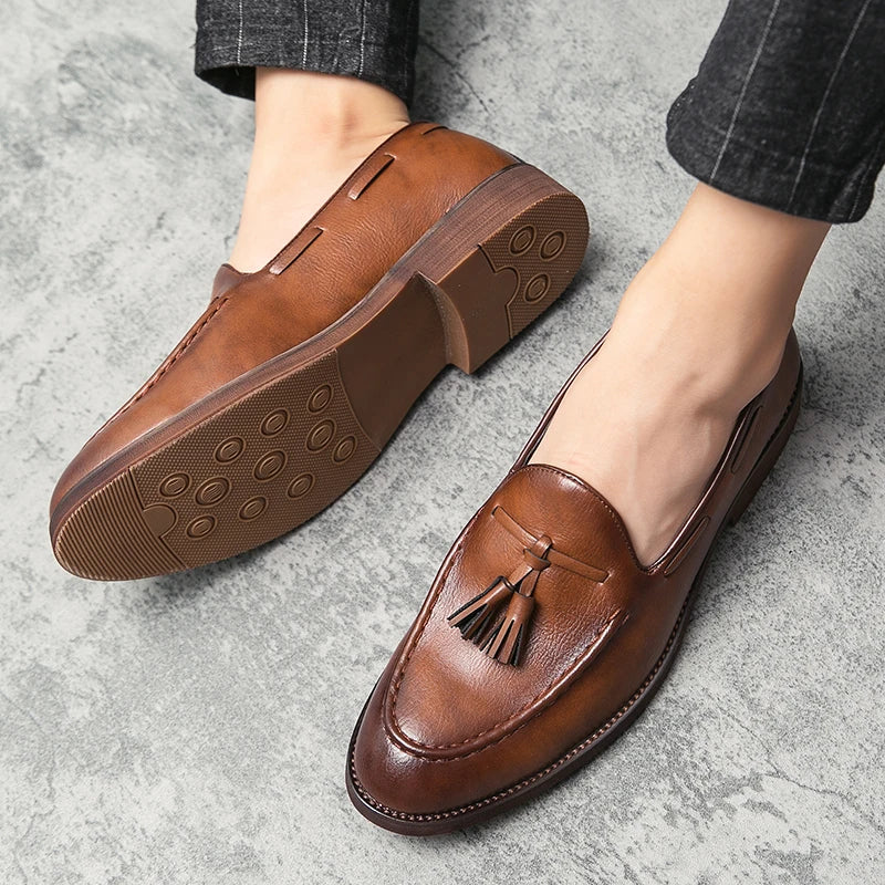 Lorvani Leather Loafers