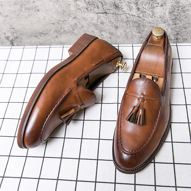 Lorvani Leather Loafers