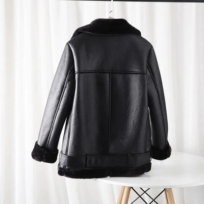 Heritage Fur Biker Jacket