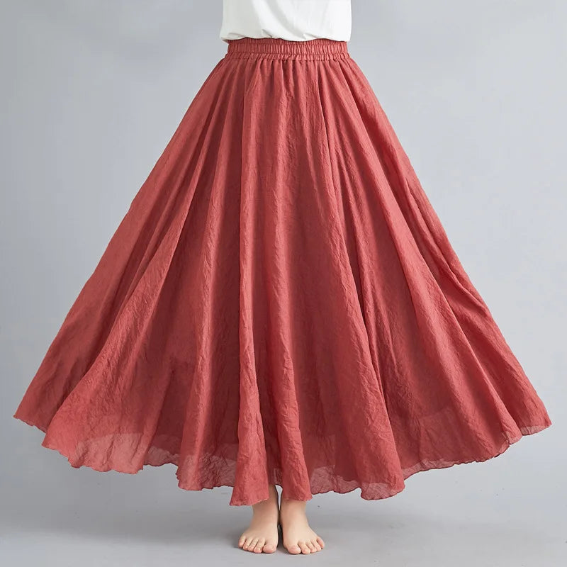 Claridge Linen Skirt